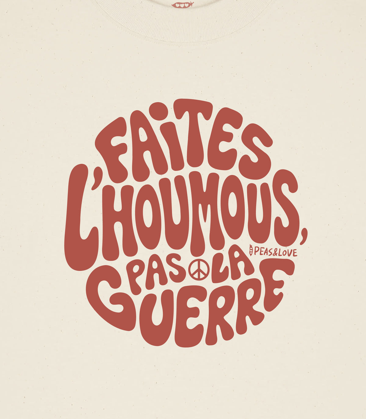 Faites l’houmous, pas la guerre
