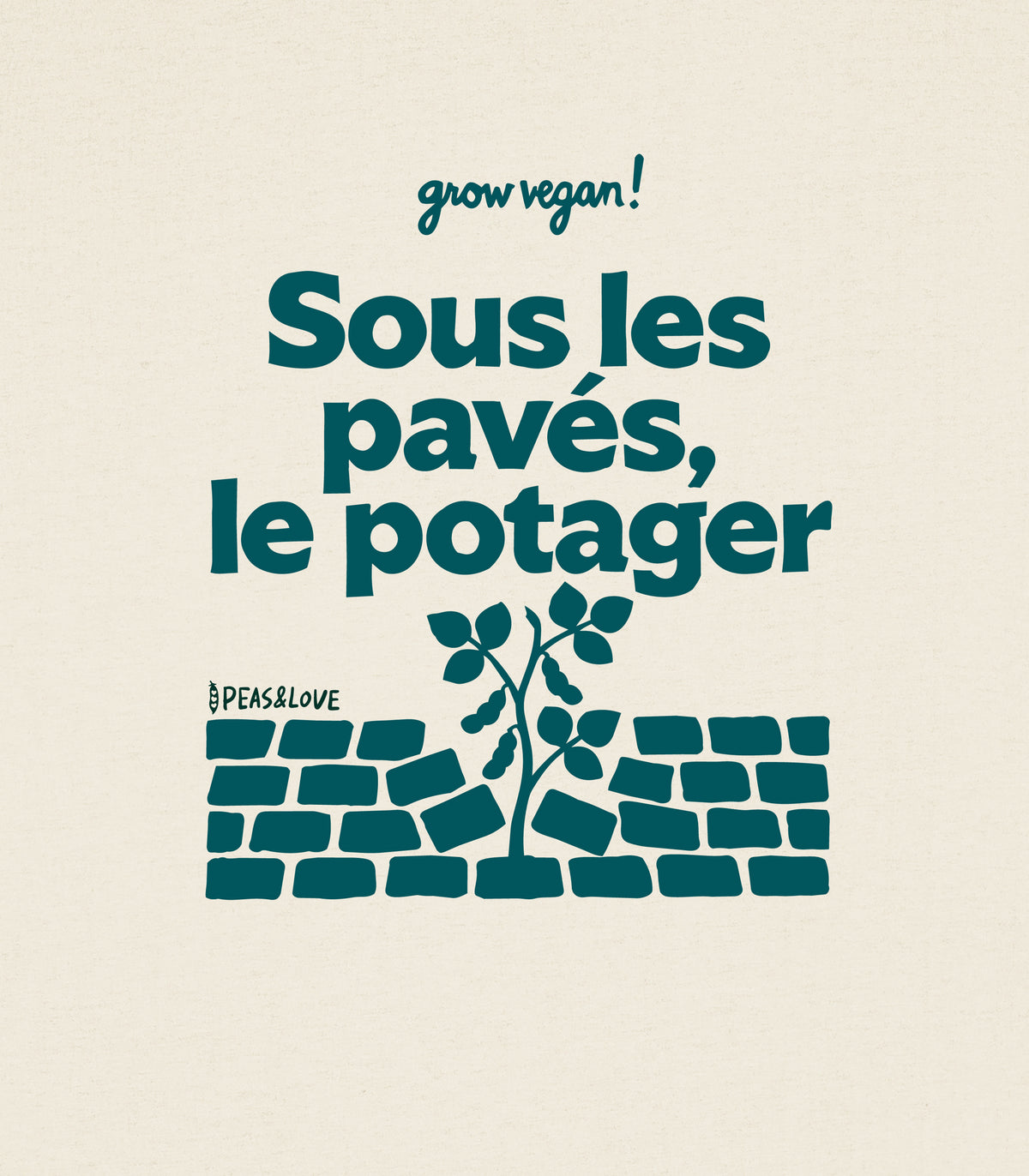 Sous les pavés, le potager
