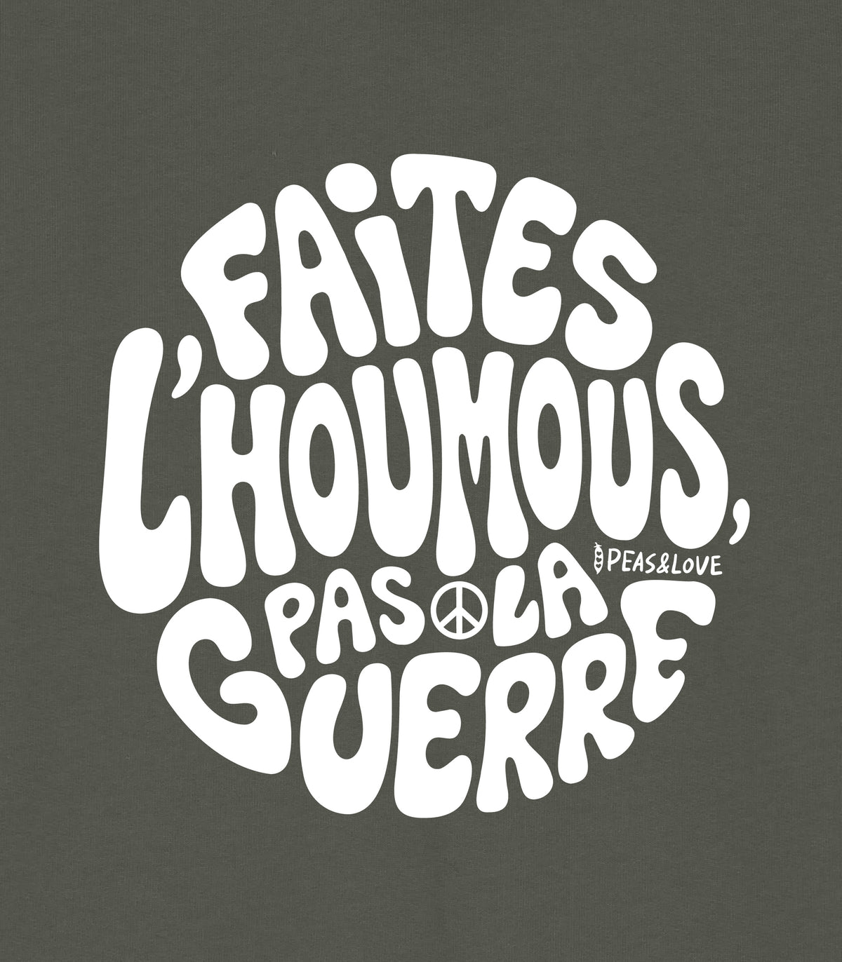 Faites l’houmous, pas la guerre